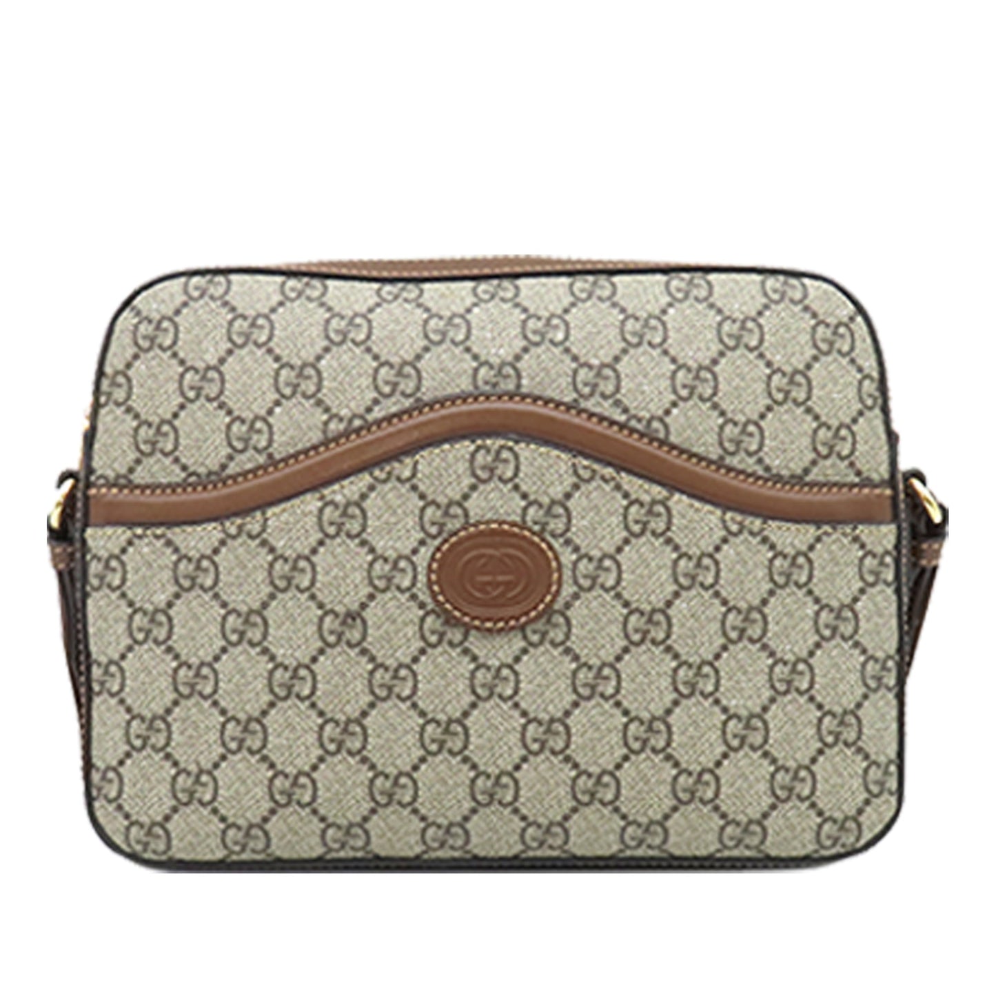 Gucci GG Supreme Retro Interlocking G Messenger Bag