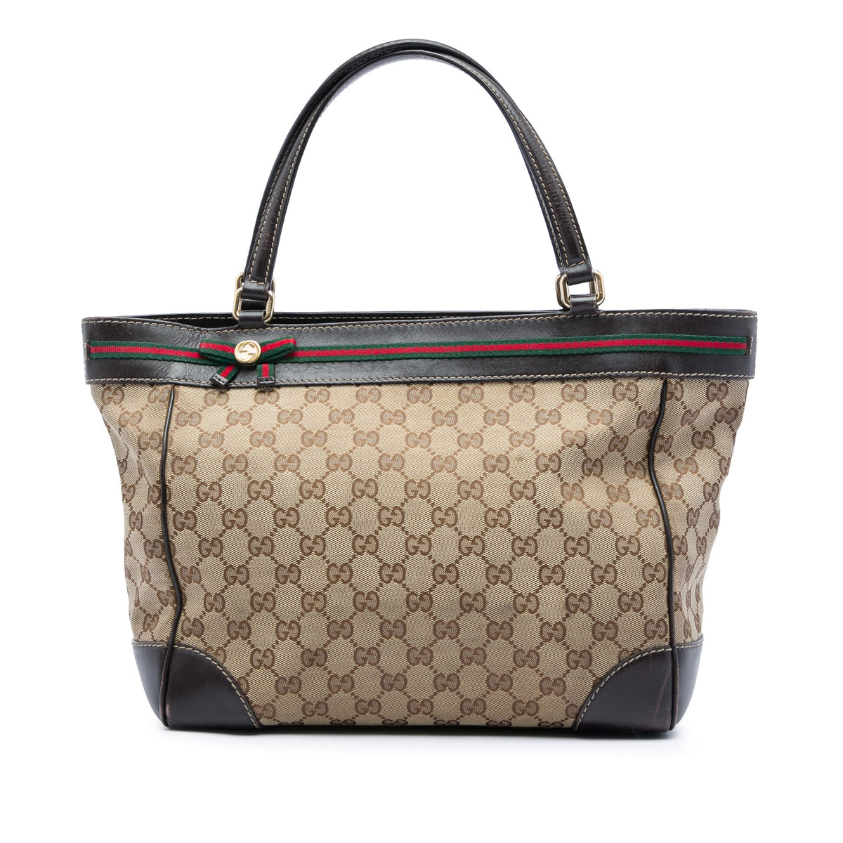 Gucci GG Canvas Web Mayfair Tote