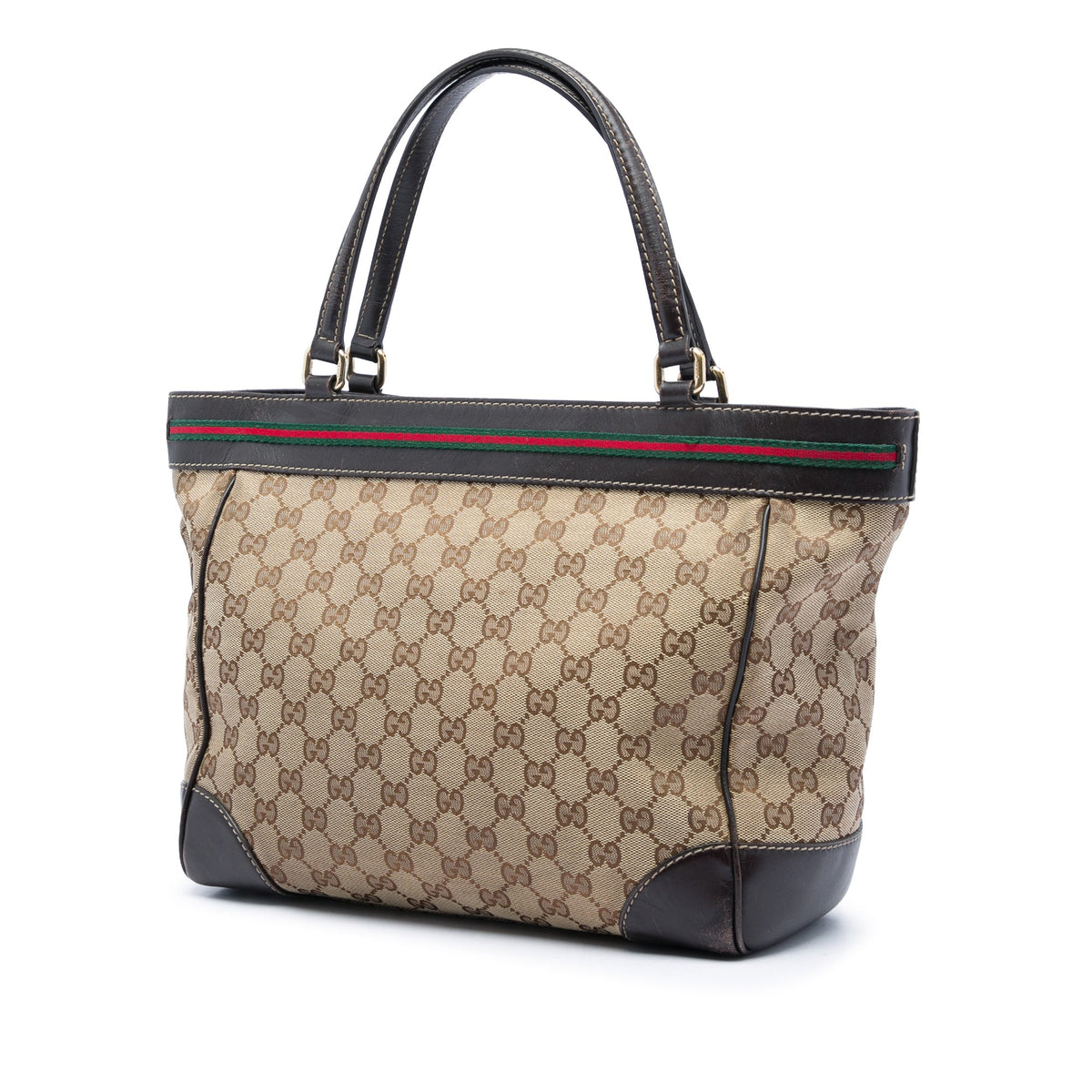 Gucci GG Canvas Web Mayfair Tote
