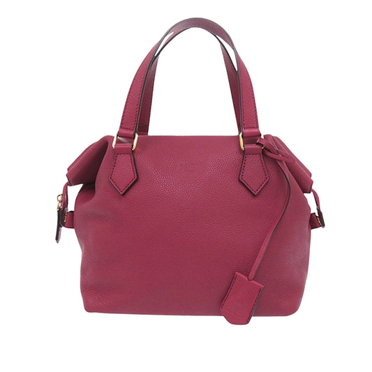Fendi Small Leather Double Handle Tote