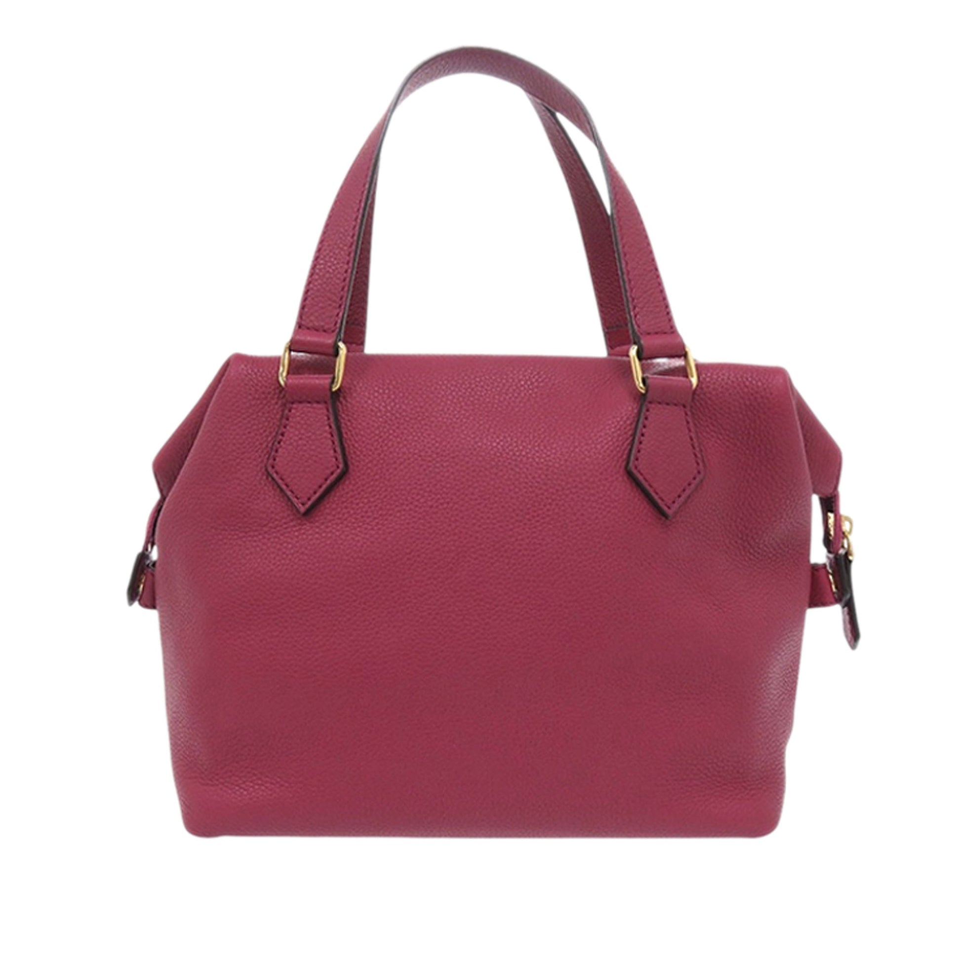 Fendi Small Leather Double Handle Tote