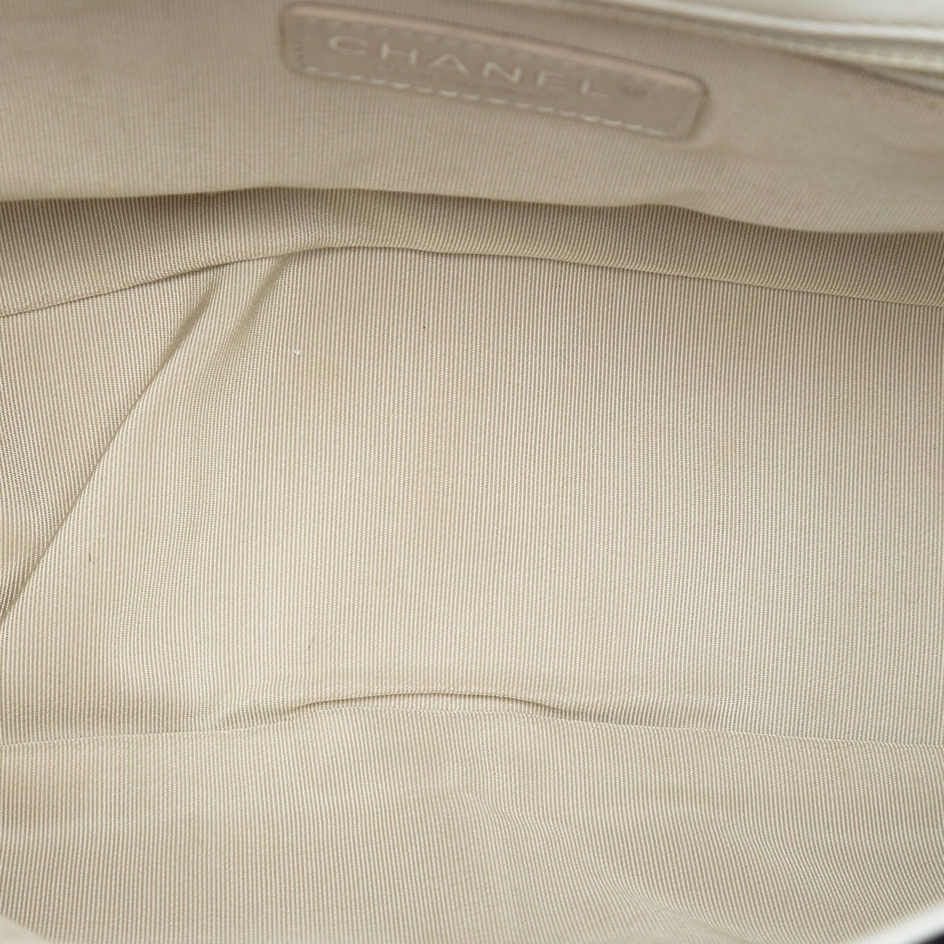 Chanel Jumbo Lambskin Canebiers Net Flap