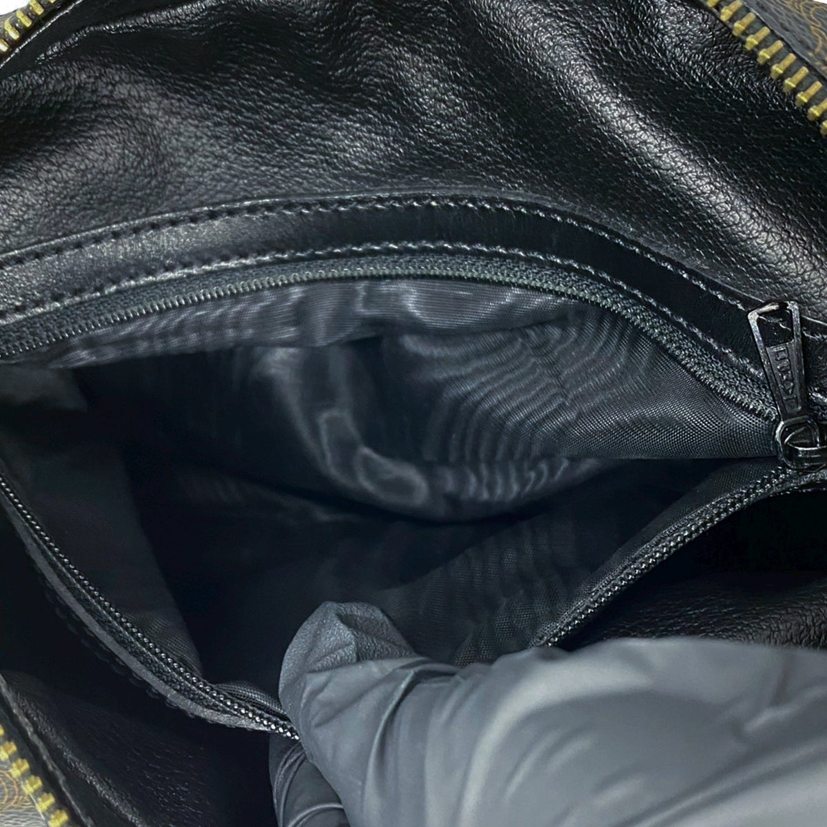 Celine Macadam Coated Canvas Shoulder Bag