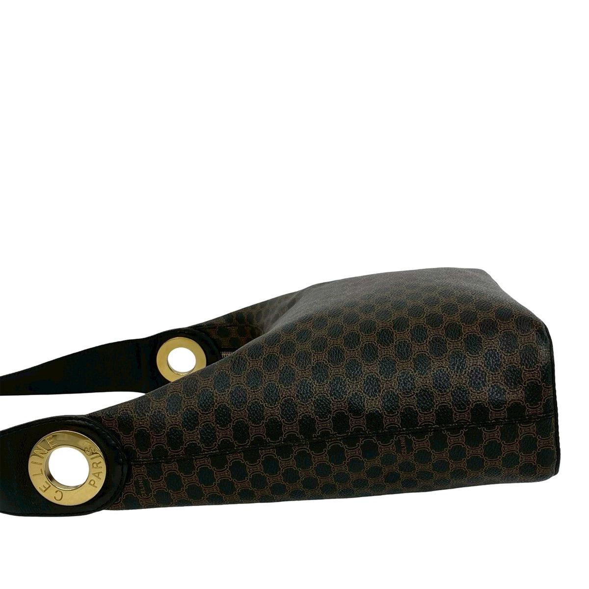 Celine Macadam Coated Canvas Shoulder Bag