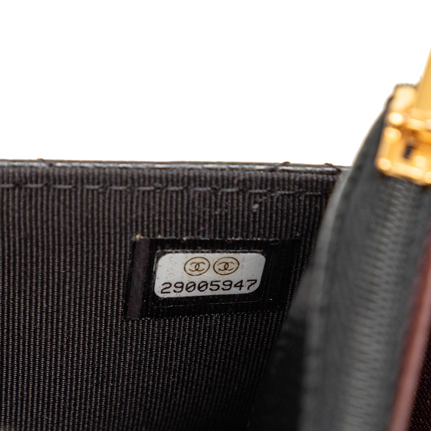 Chanel CC Quilted Caviar Wallet on Chain