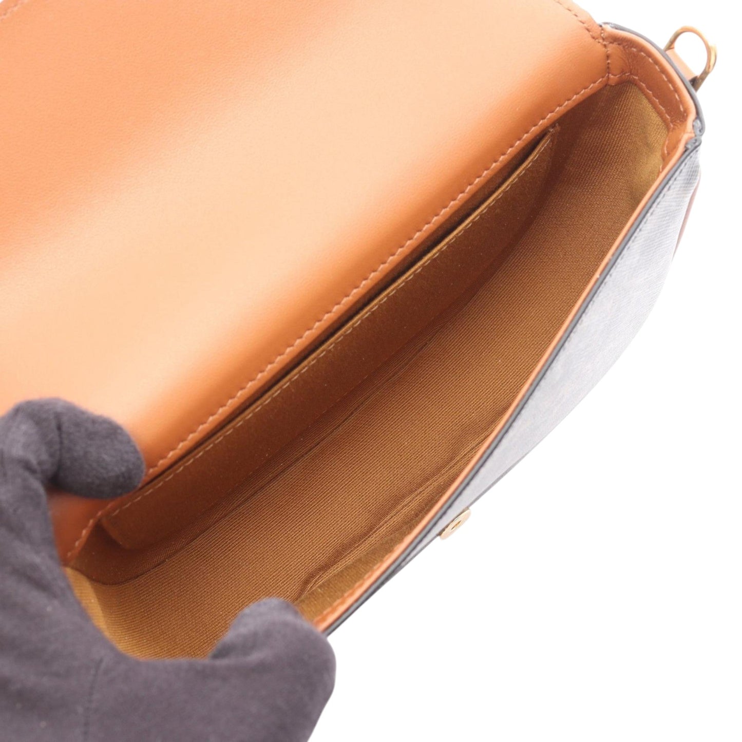 Celine Triomphe Coated Canvas Folco Satchel