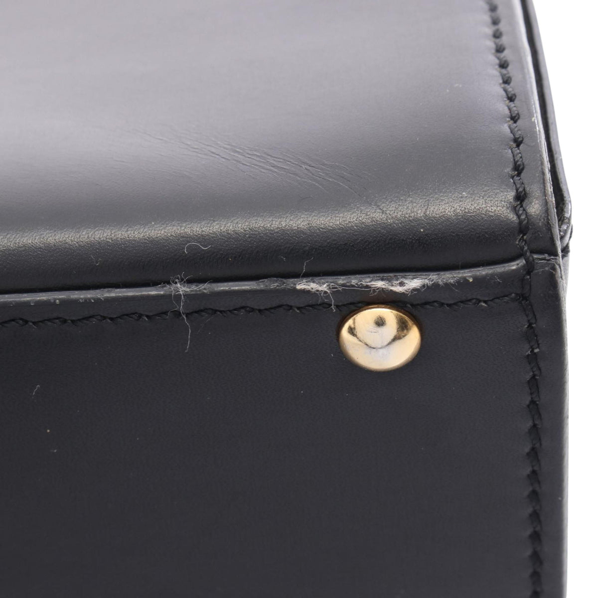 Celine Leather Handbag — Black