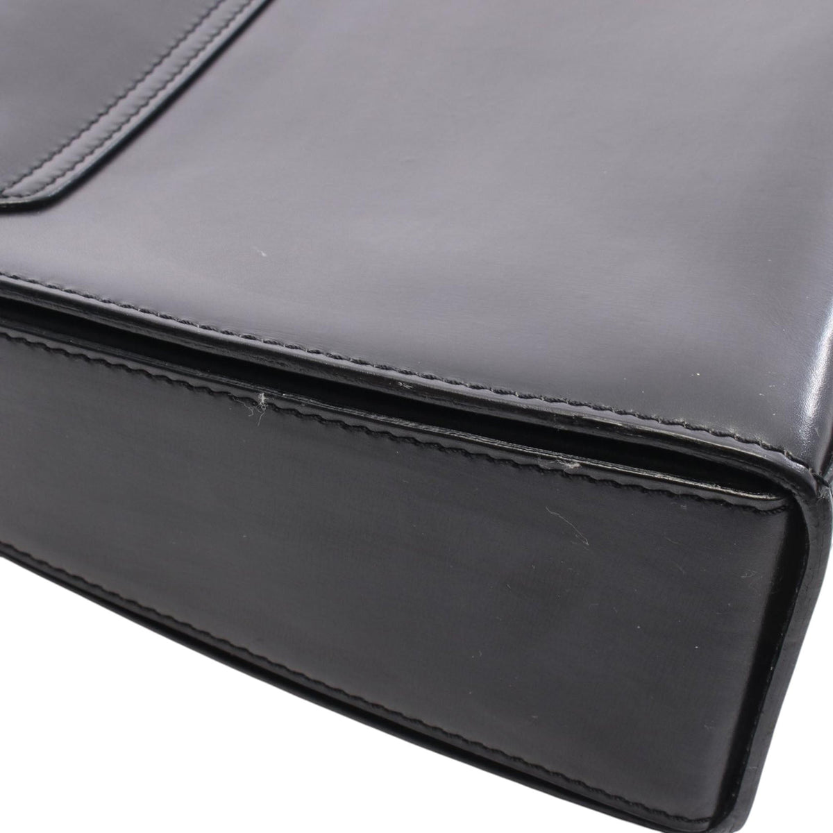 Celine Leather Handbag — Black