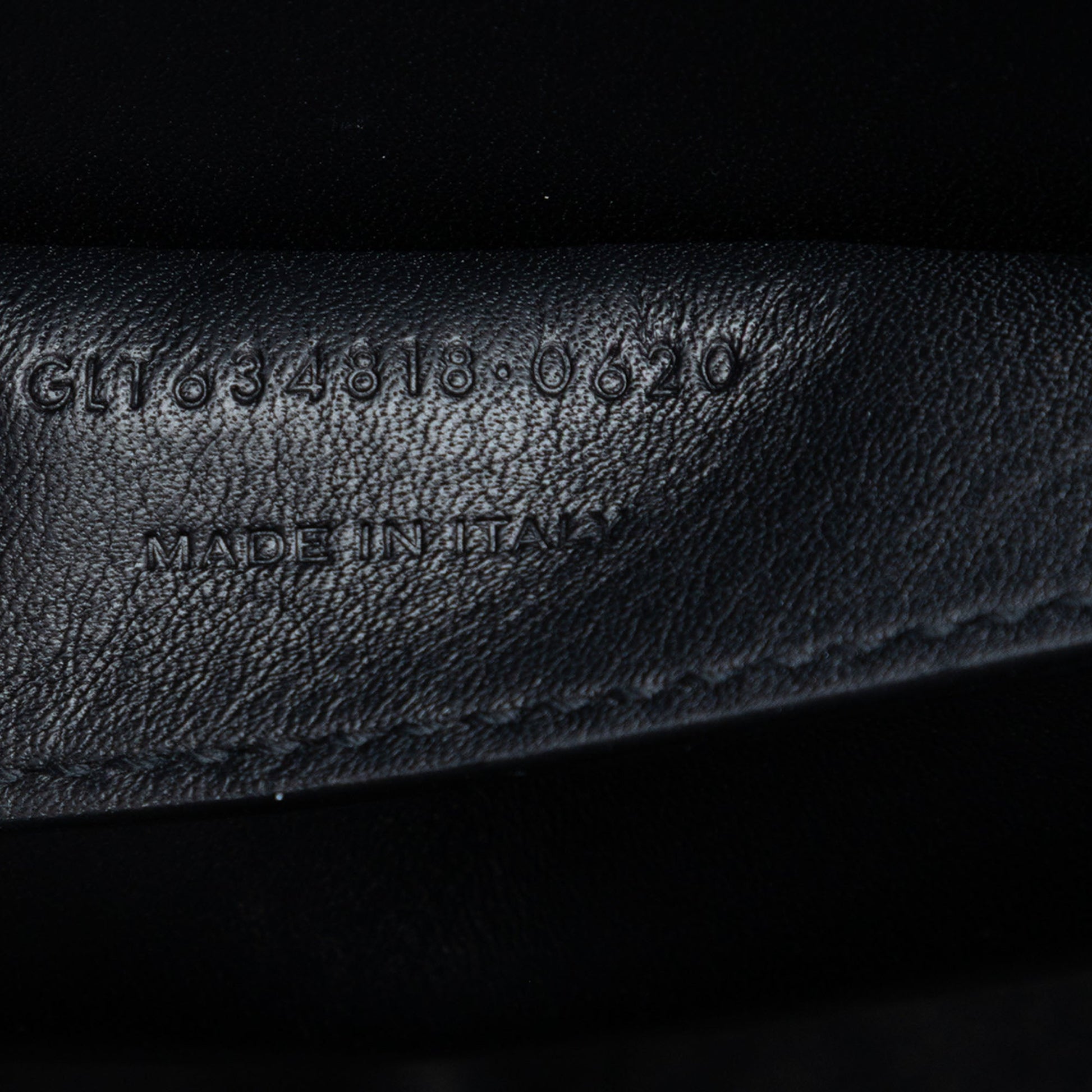 Saint Laurent Medium Croc Embossed Nubuck Monogram Kaia Crossbody