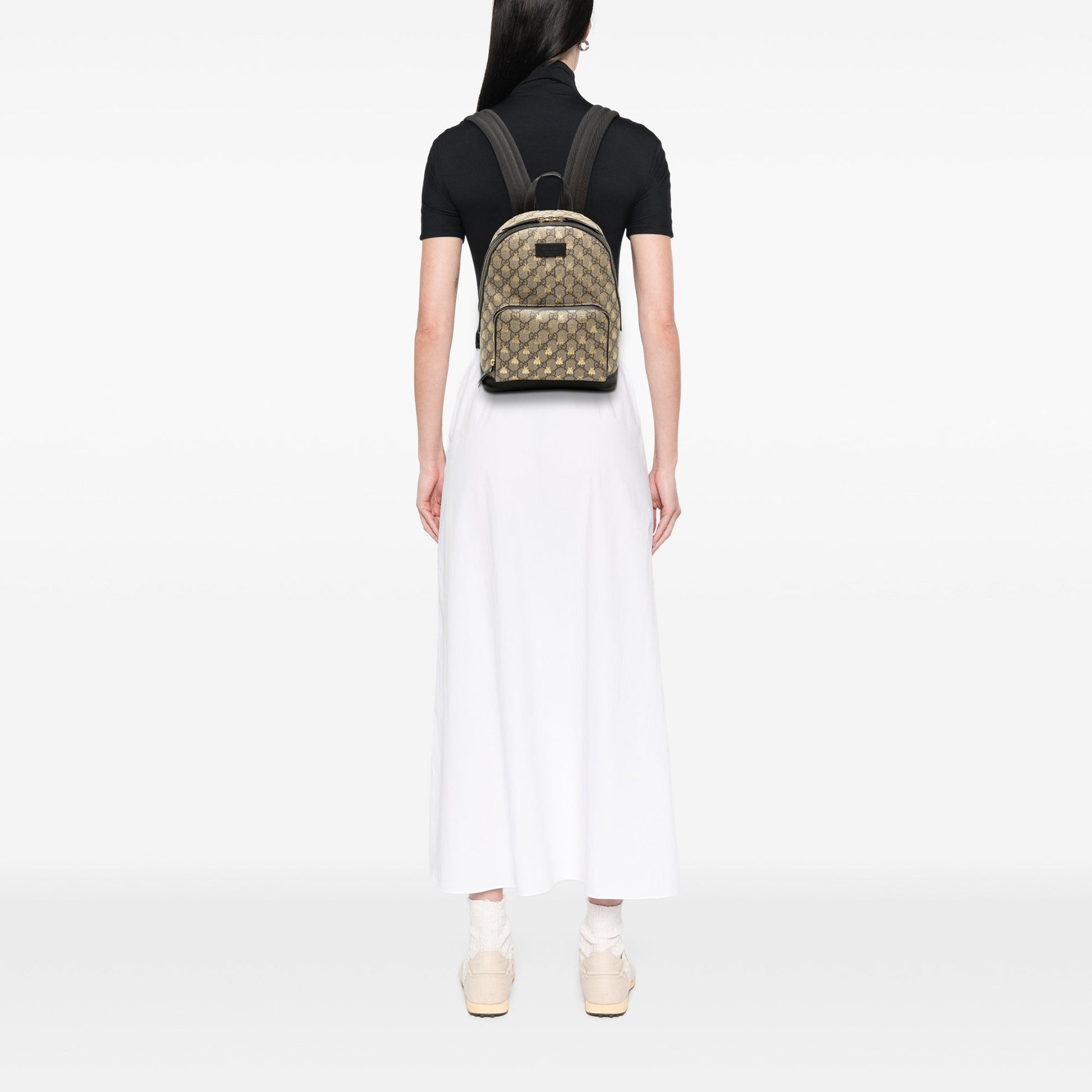 Gucci Small GG Supreme Bee Backpack