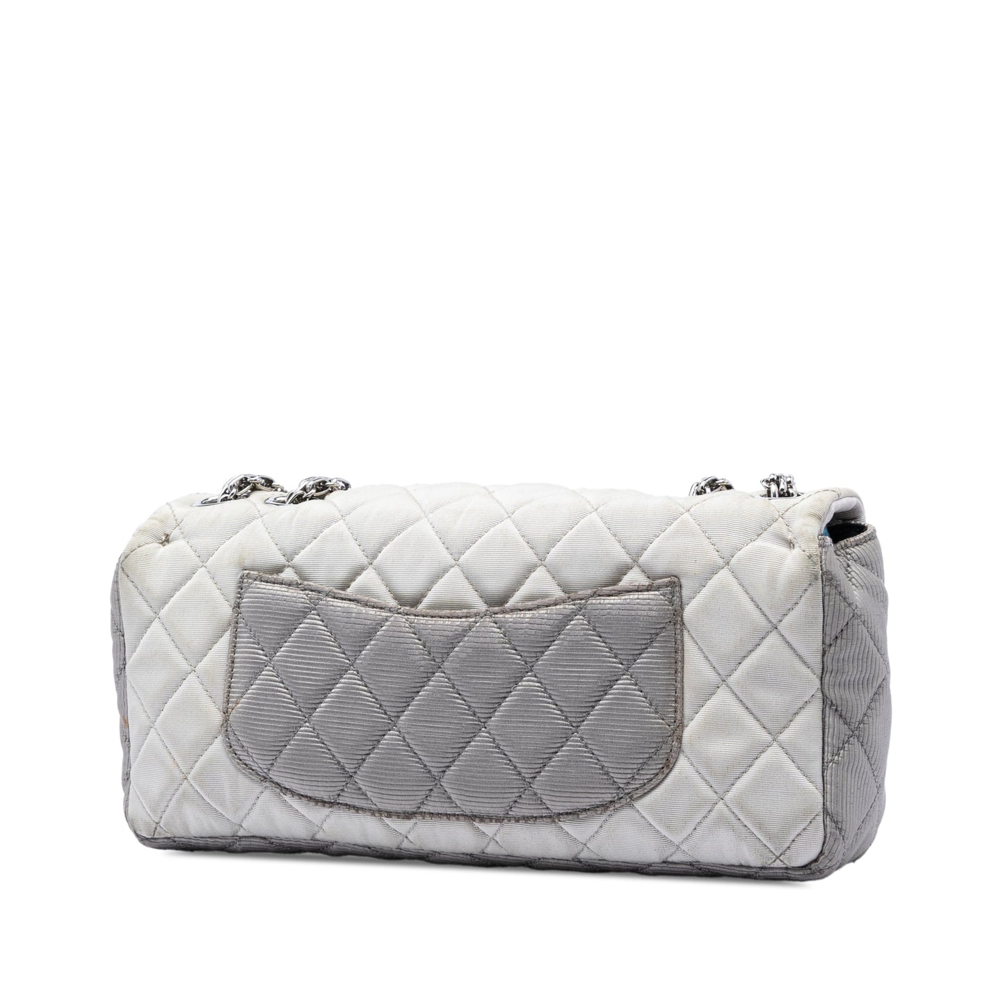 Chanel Small Tricolor Quilted Jersey Reissue 2.55 East West Flap