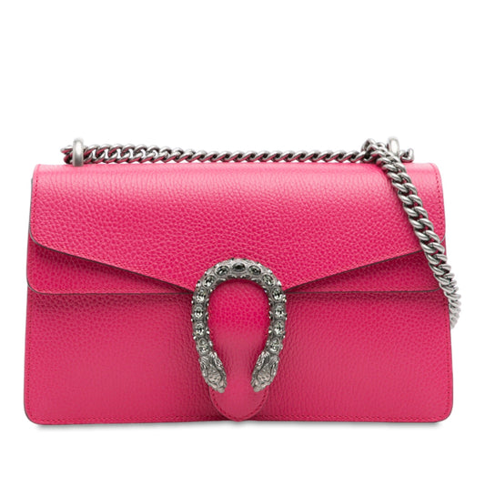 Gucci Small Leather Dionysus Shoulder Bag