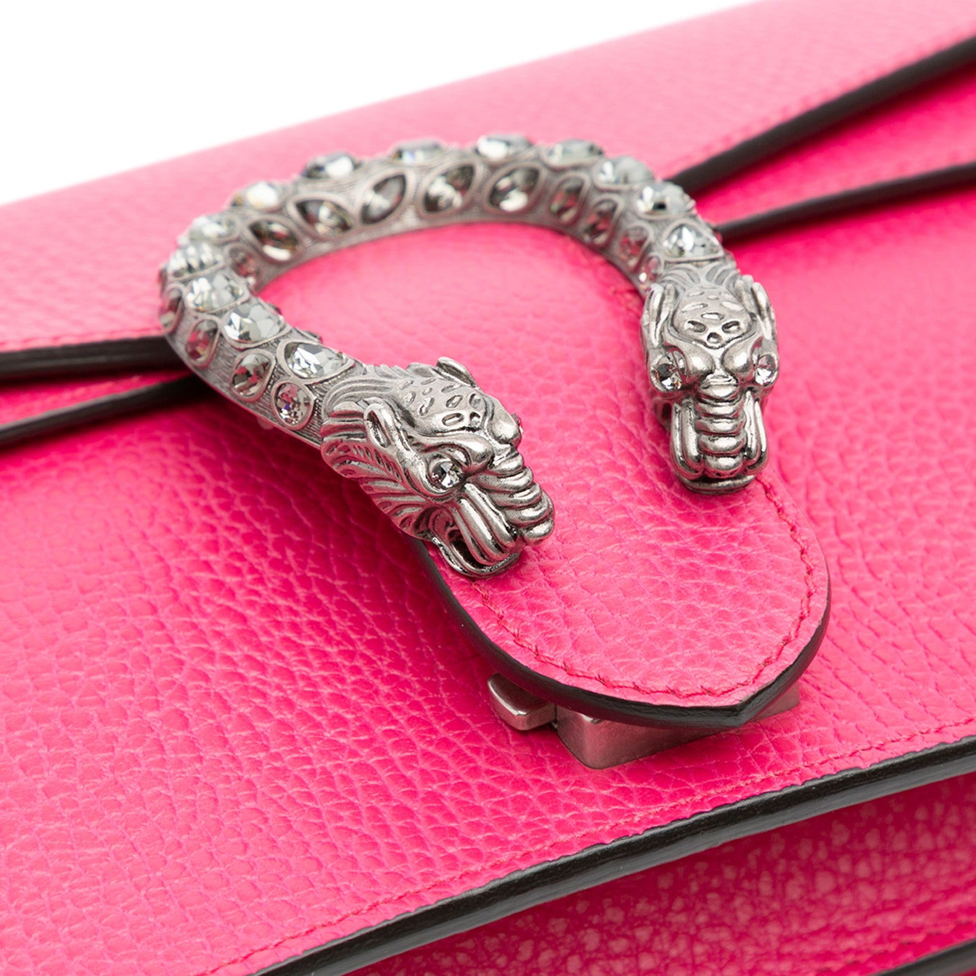 Gucci Small Leather Dionysus Shoulder Bag