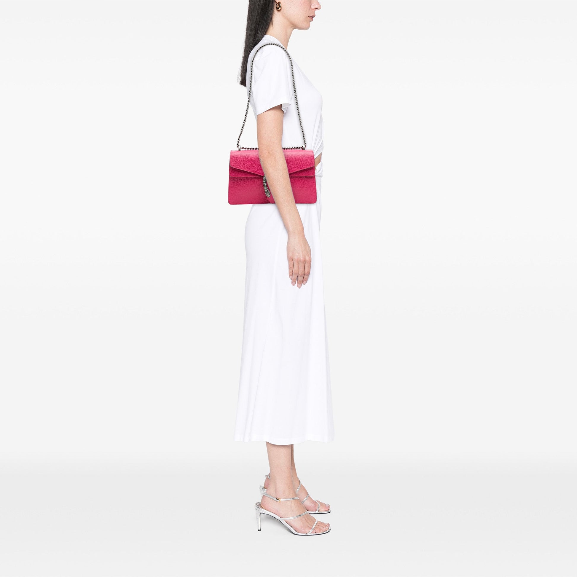 Gucci Small Leather Dionysus Shoulder Bag