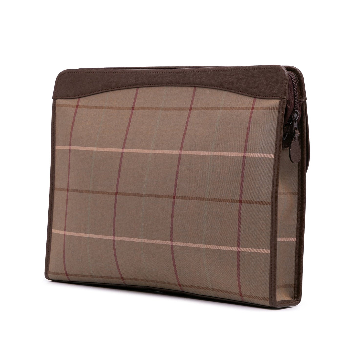 Burberry Vintage Check Canvas Clutch