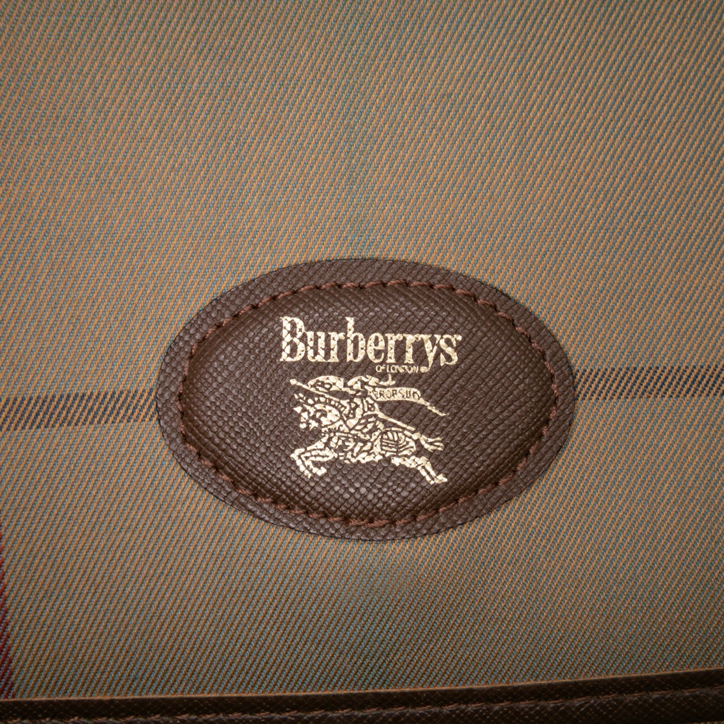 Burberry Vintage Check Canvas Clutch