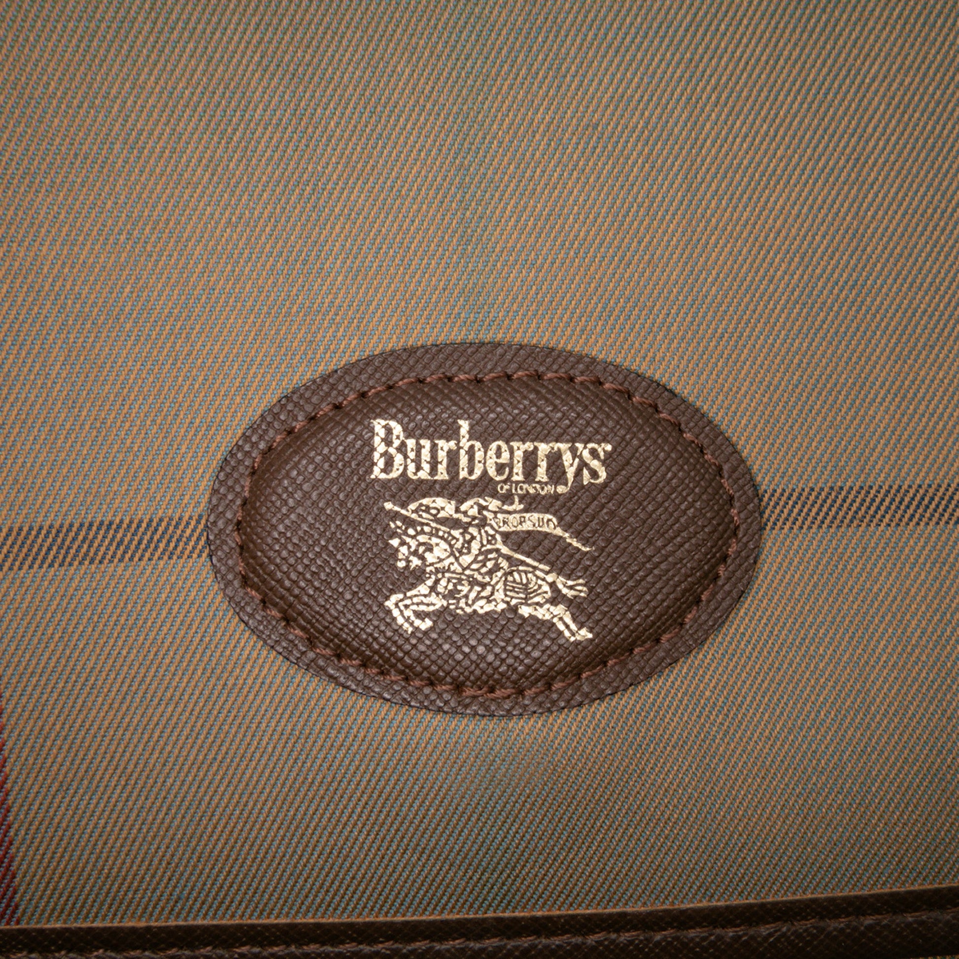 Burberry Vintage Check Canvas Clutch