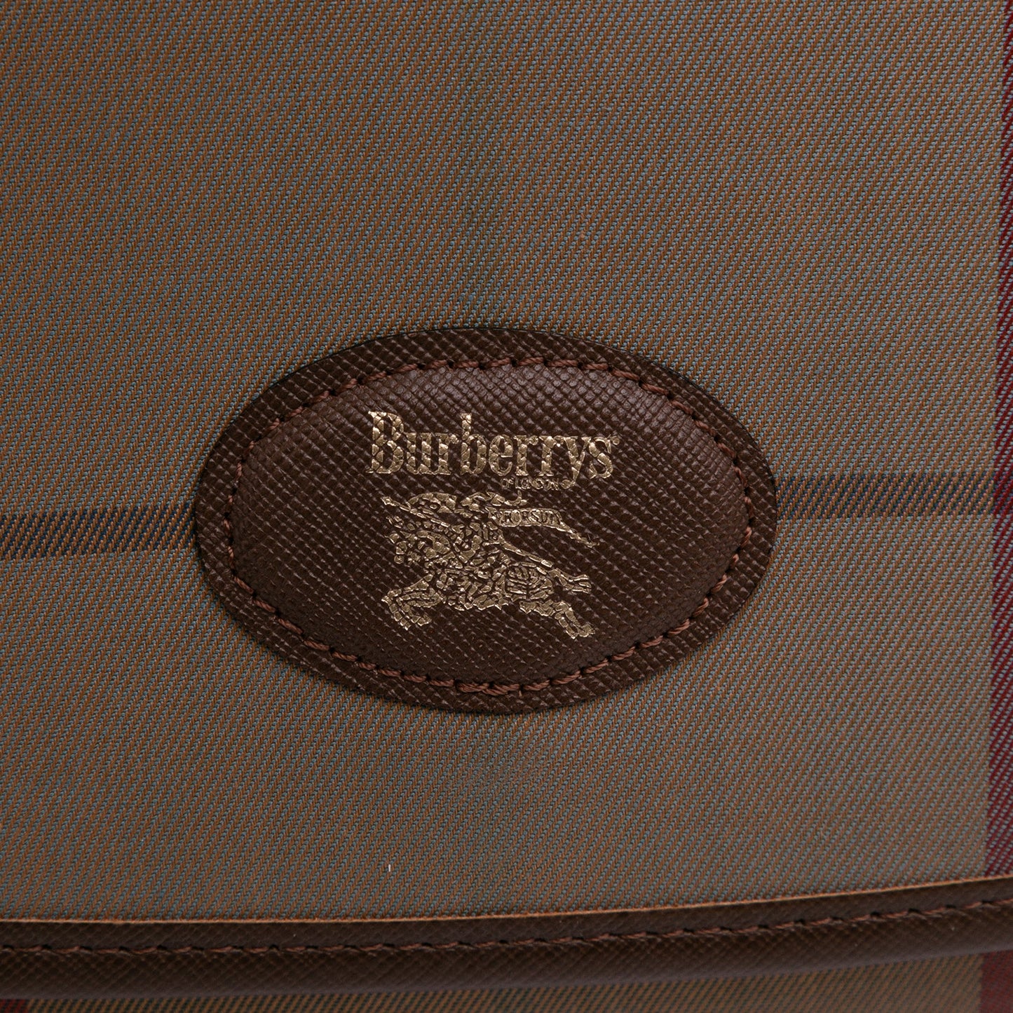 Burberry Vintage Check Canvas Clutch