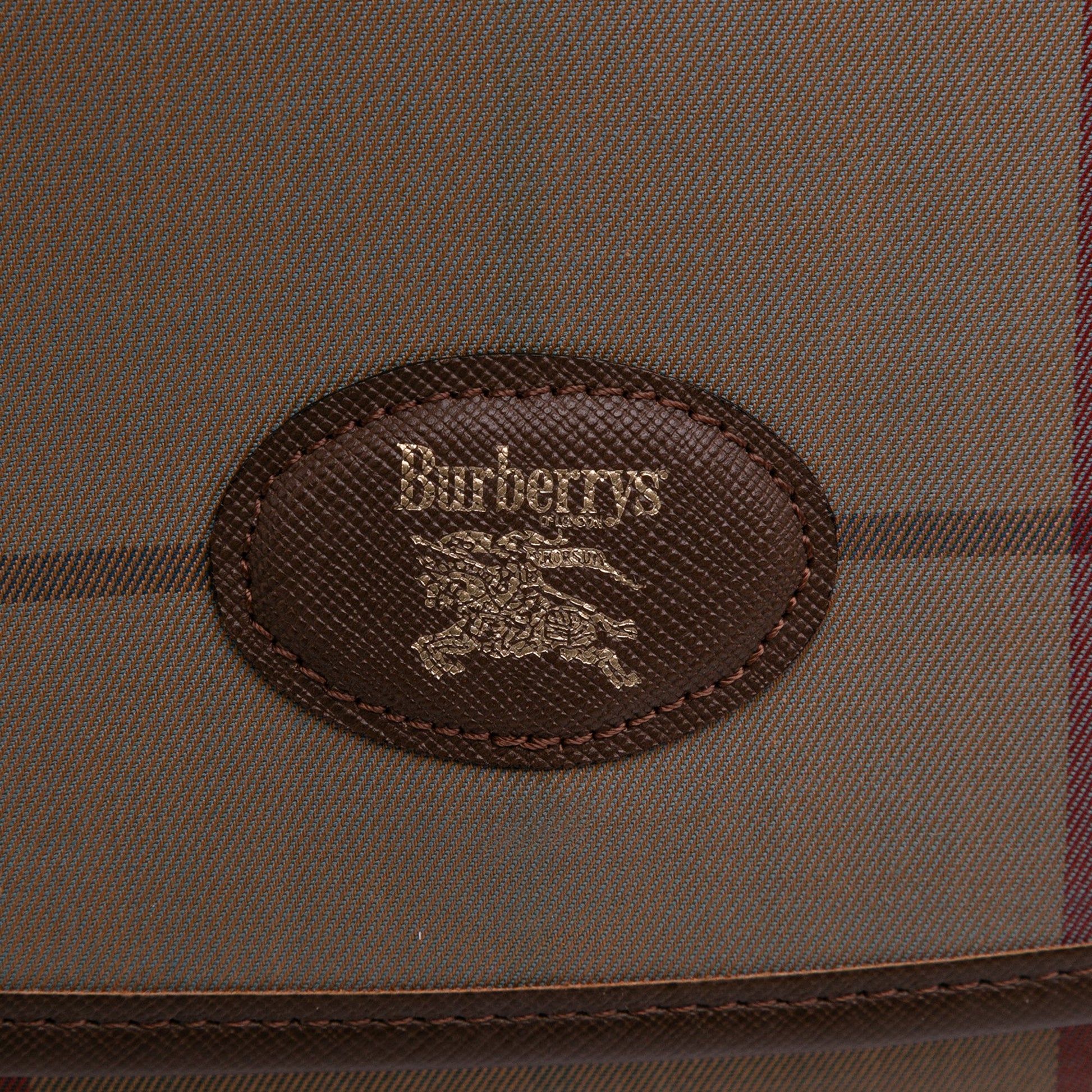 Burberry Vintage Check Canvas Clutch