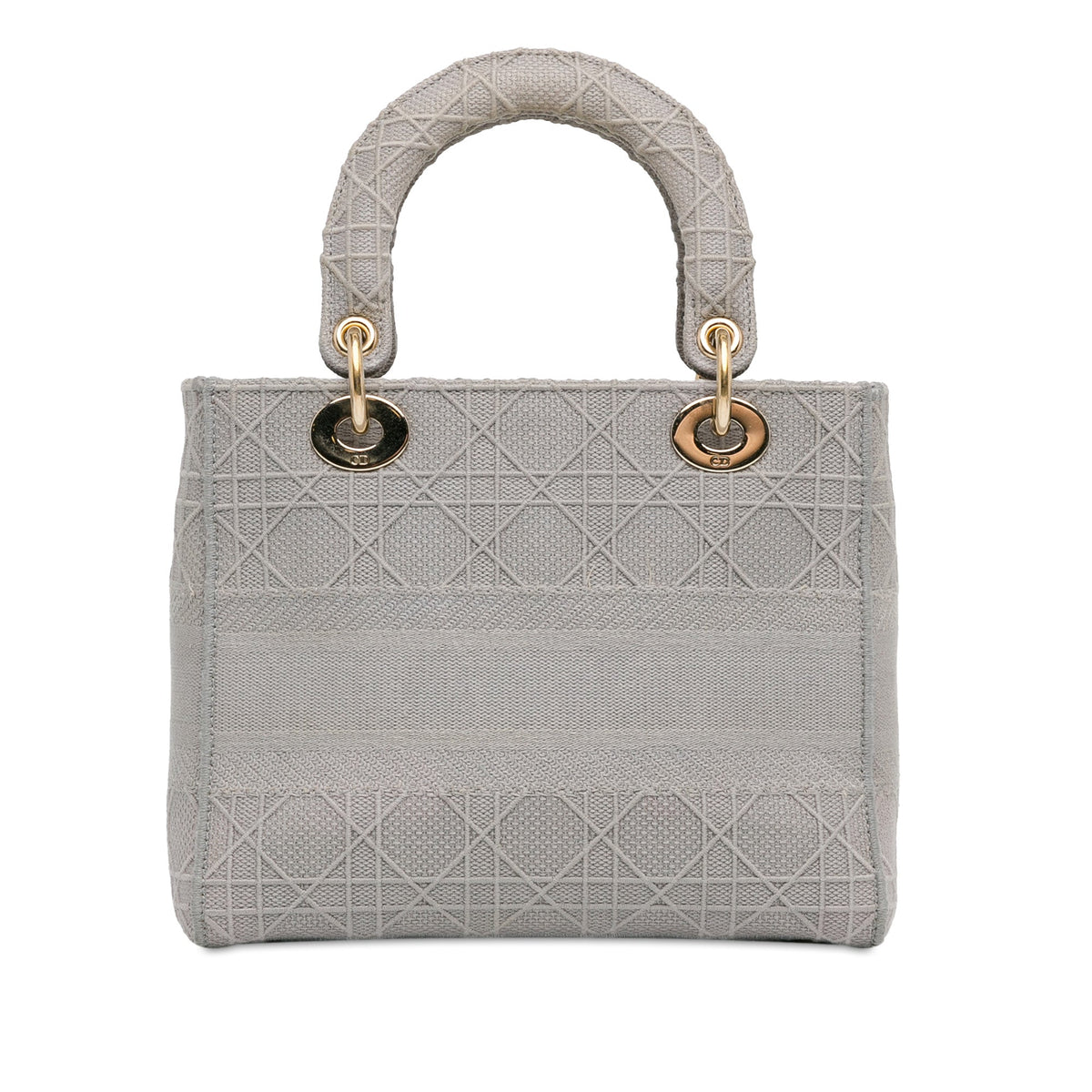 Dior Medium Embroidered Canvas Cannage Lady D Lite