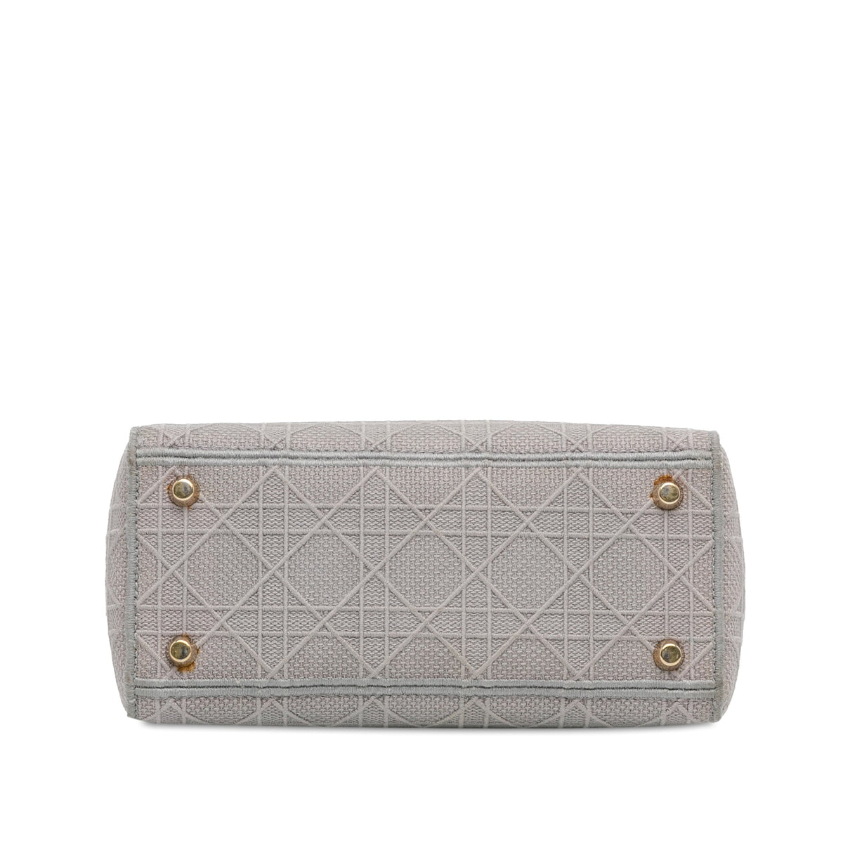 Dior Medium Embroidered Canvas Cannage Lady D Lite