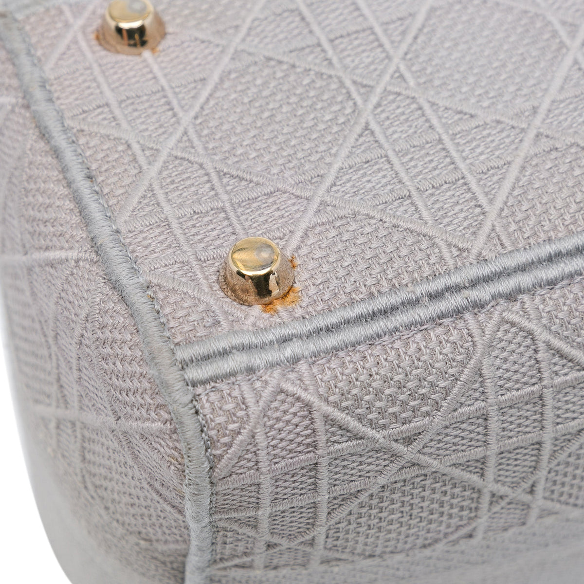 Dior Medium Embroidered Canvas Cannage Lady D Lite