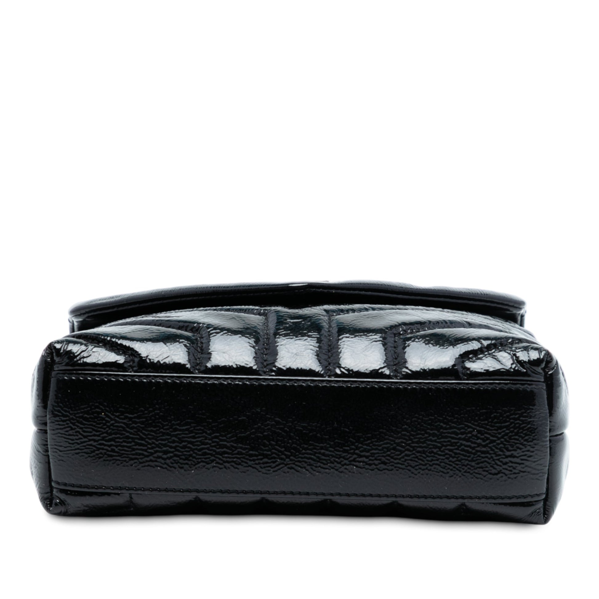 Saint Laurent Toy Matelasse Patent Monogram LouLou Crossbody