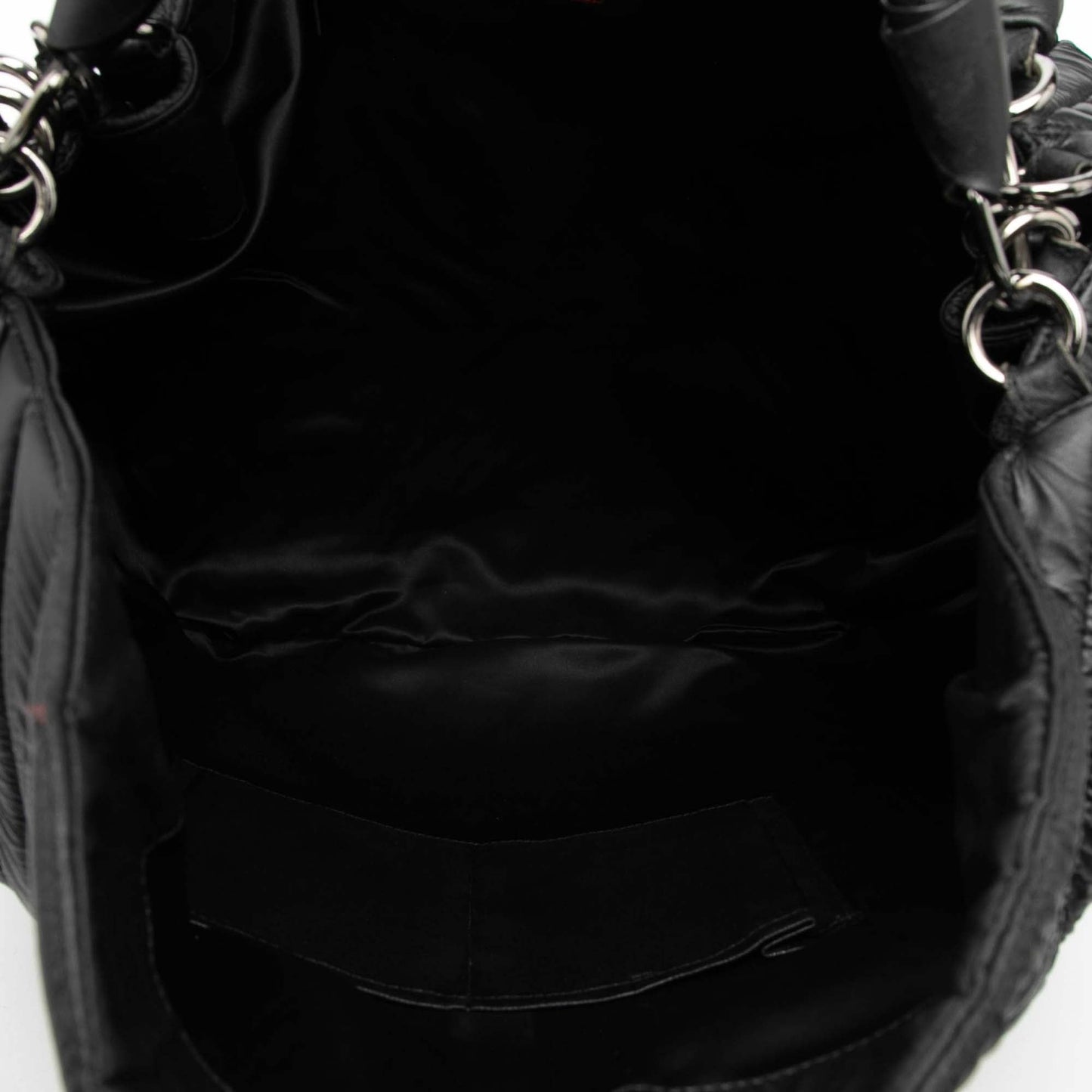 Valentino Leather Braided Stitch Hobo