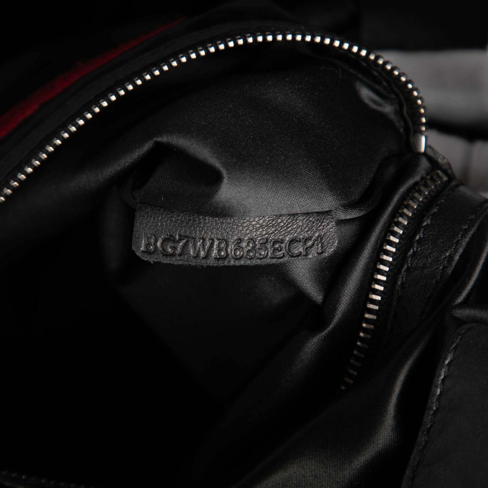 Valentino Leather Braided Stitch Hobo