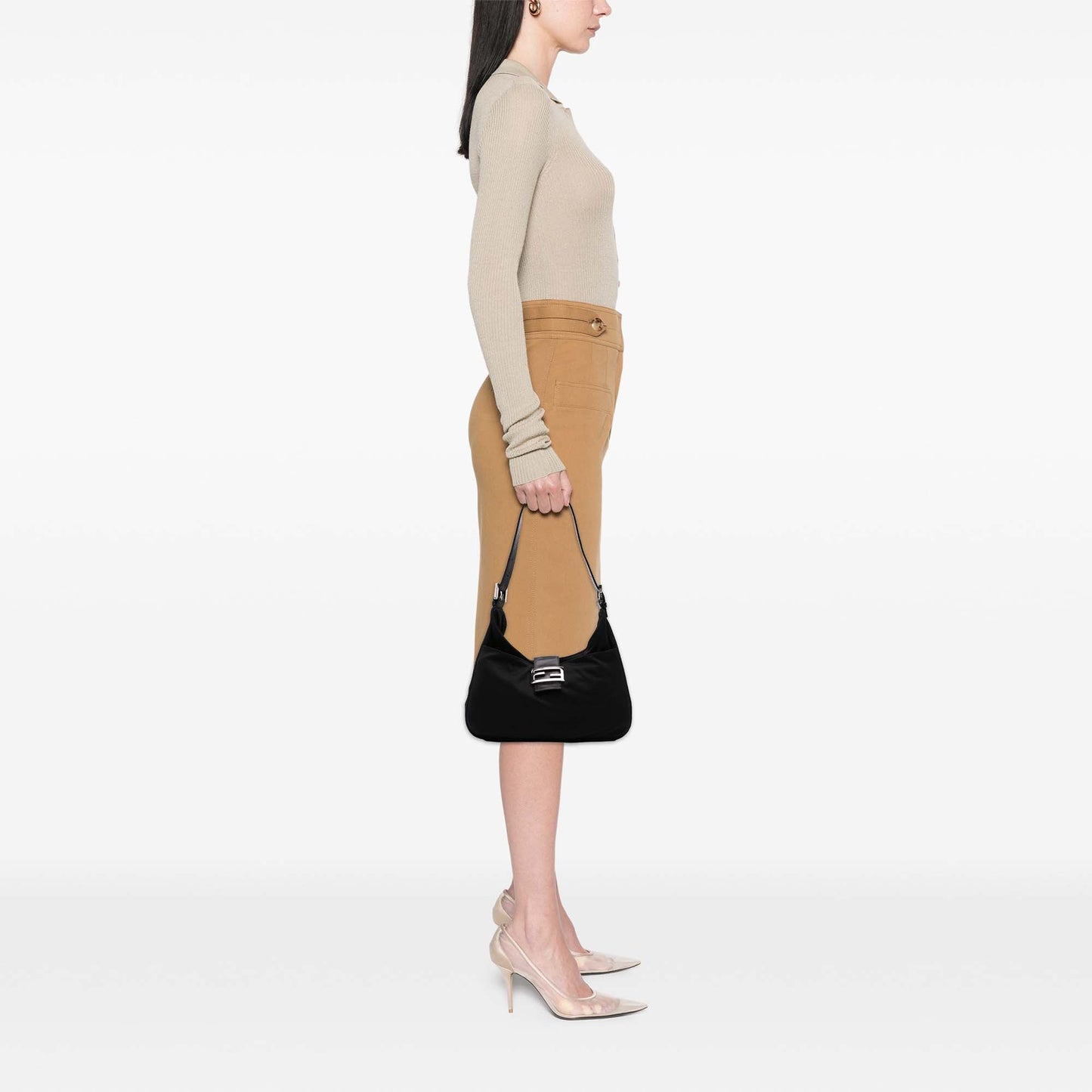 Fendi Neoprene Shoulder Bag