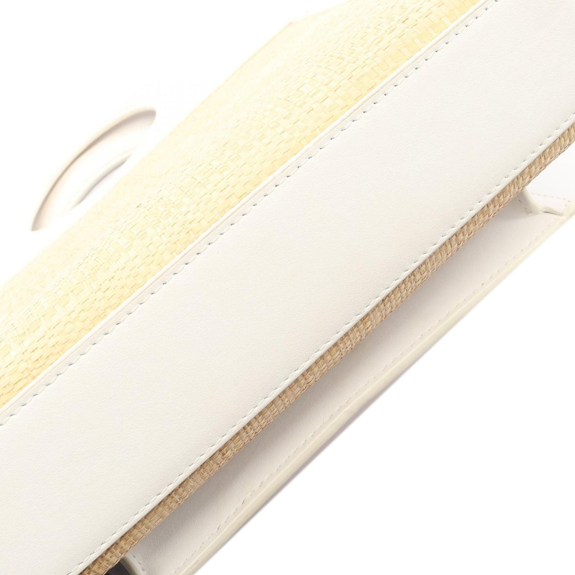 Burberry Pocket Raffia Satchel