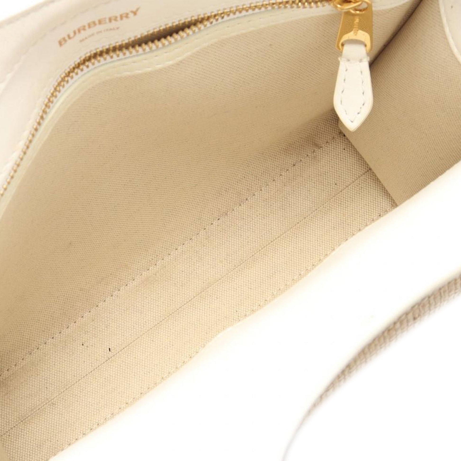 Burberry Pocket Raffia Satchel