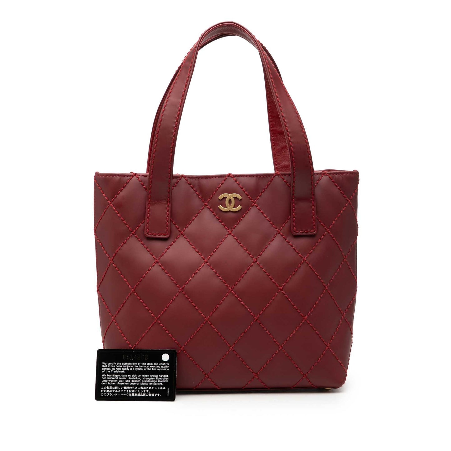 Chanel Small CC Calfskin Surpique Tote