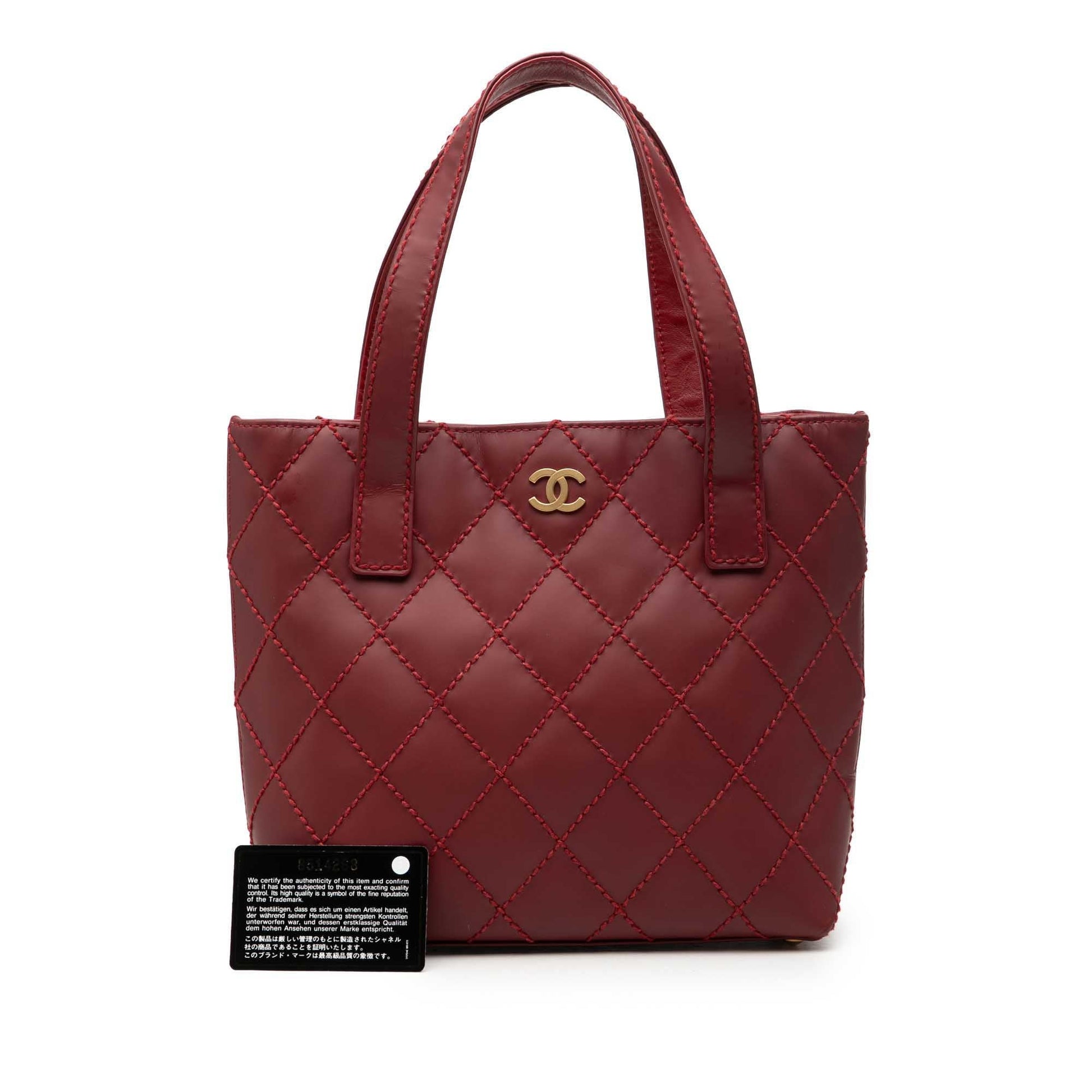 Chanel Small CC Calfskin Surpique Tote