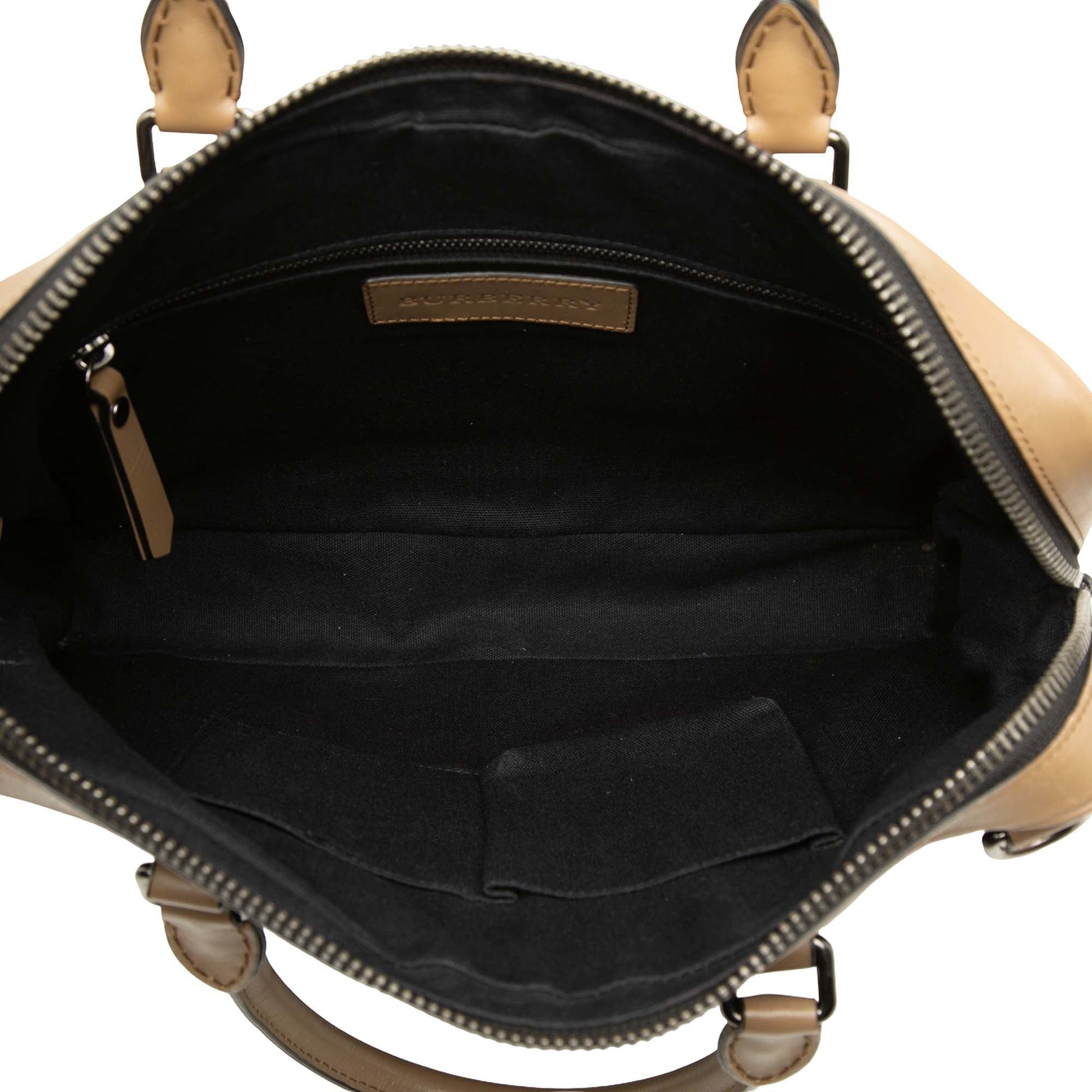 Burberry Smoke Check Coated Canvas Clinton Business Bag