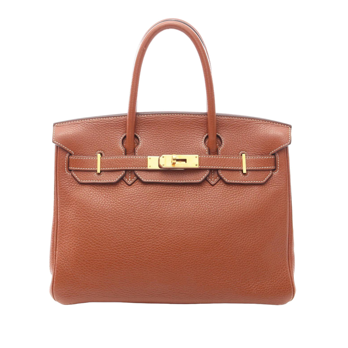 Hermès Clemence Birkin Retourne 30 — Brown