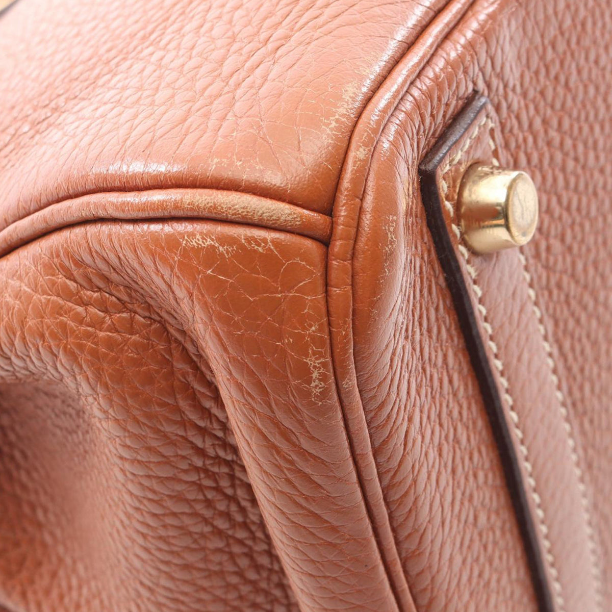 Hermès Clemence Birkin Retourne 30 — Brown