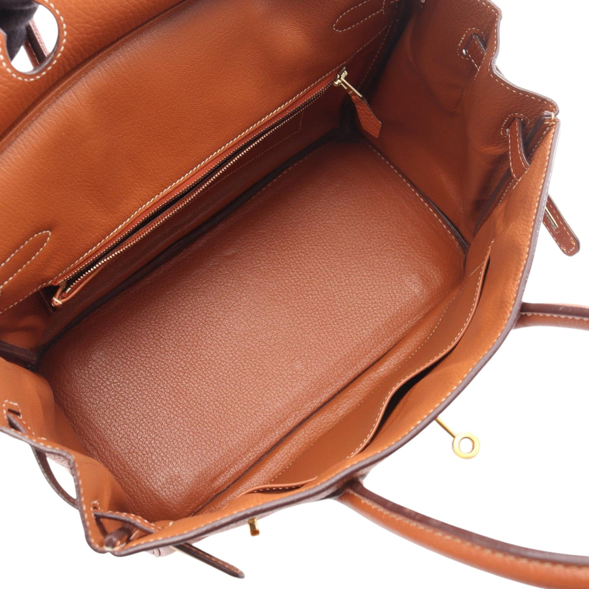 Hermès Clemence Birkin Retourne 30 — Brown