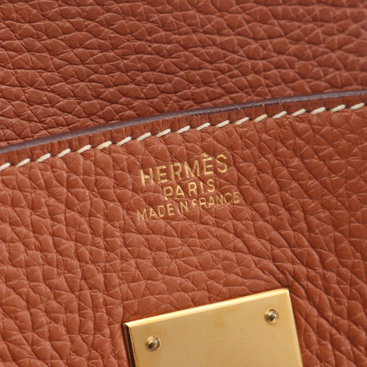 Hermès Clemence Birkin Retourne 30 — Brown