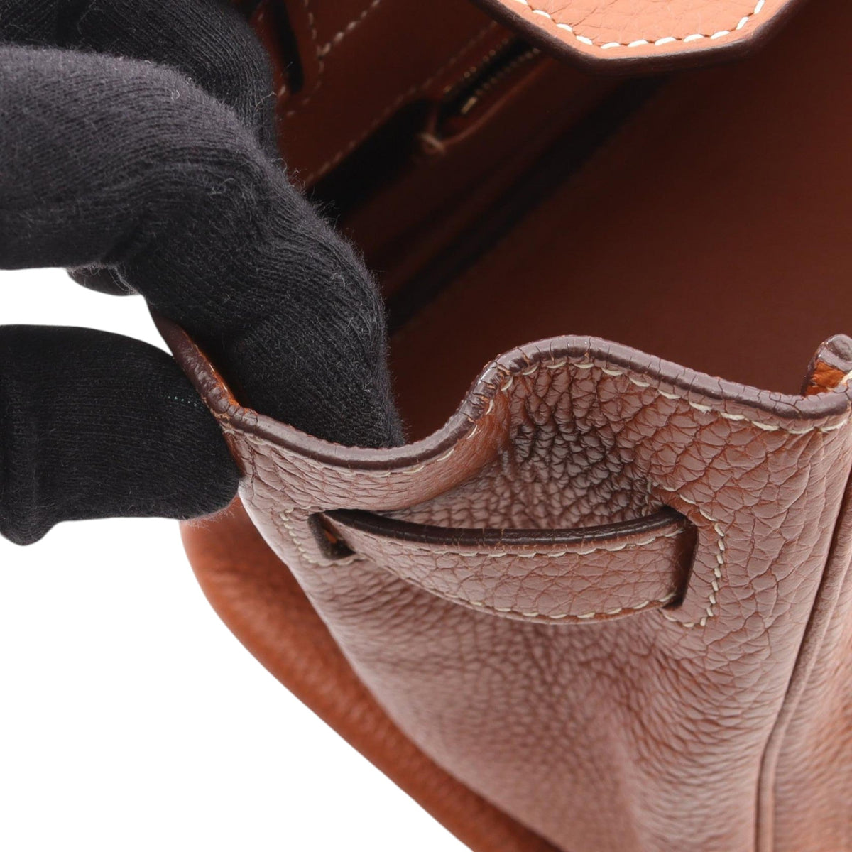 Hermès Clemence Birkin Retourne 30 — Brown
