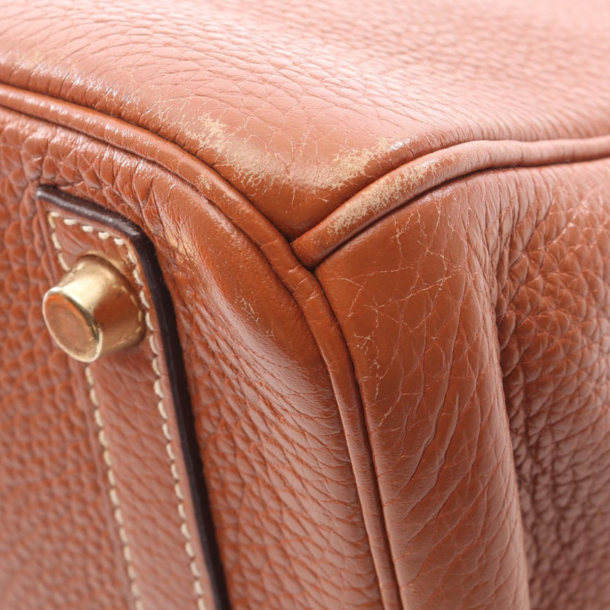 Hermès Clemence Birkin Retourne 30 — Brown