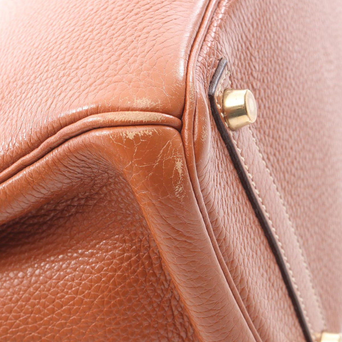 Hermès Clemence Birkin Retourne 30 — Brown
