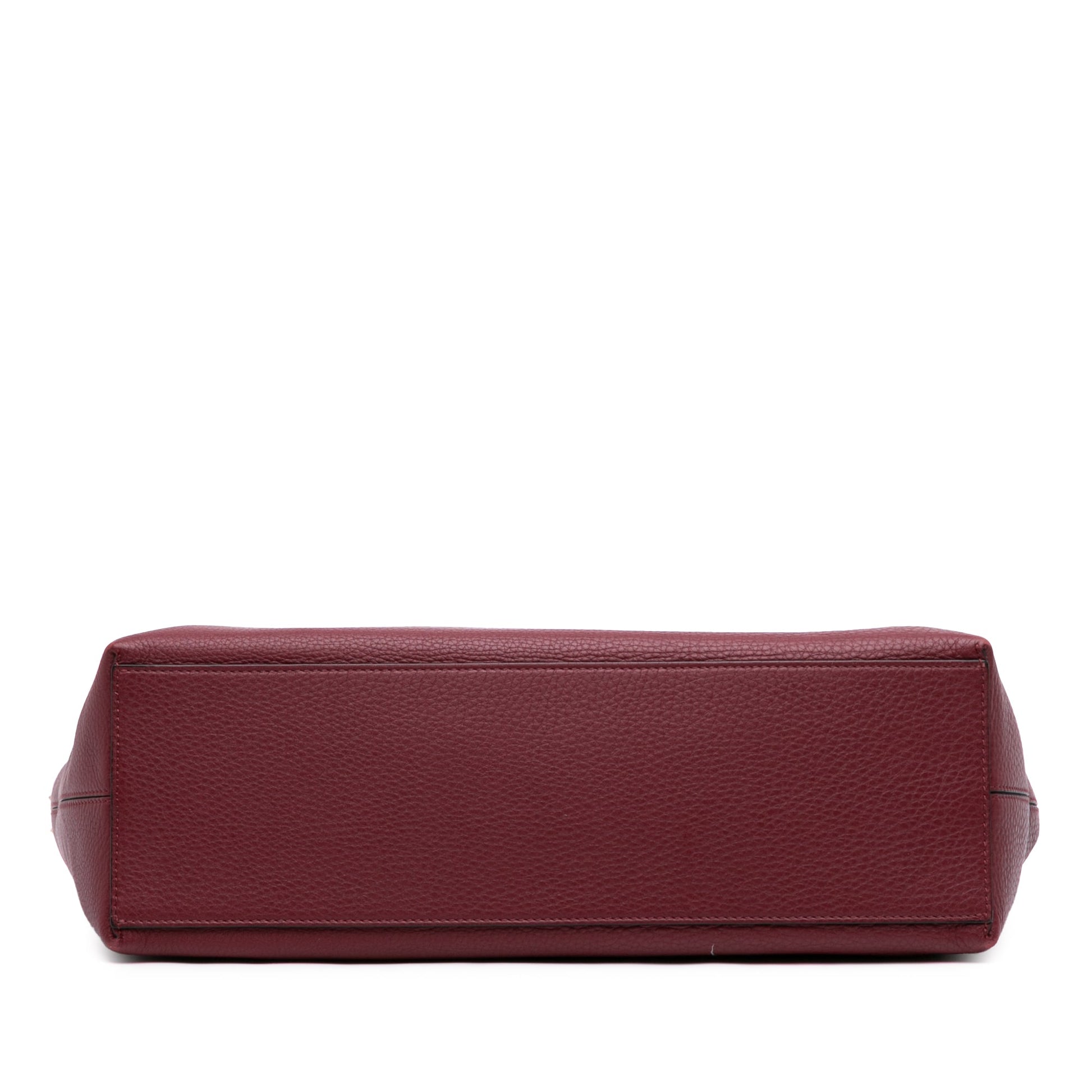 Valentino Large Grained Calfskin Rockstud Shopper Tote