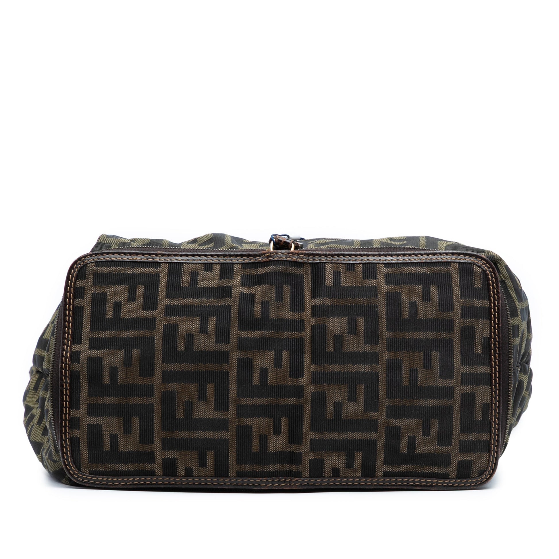 Fendi Zucca Canvas and Nylon Foldable Tote