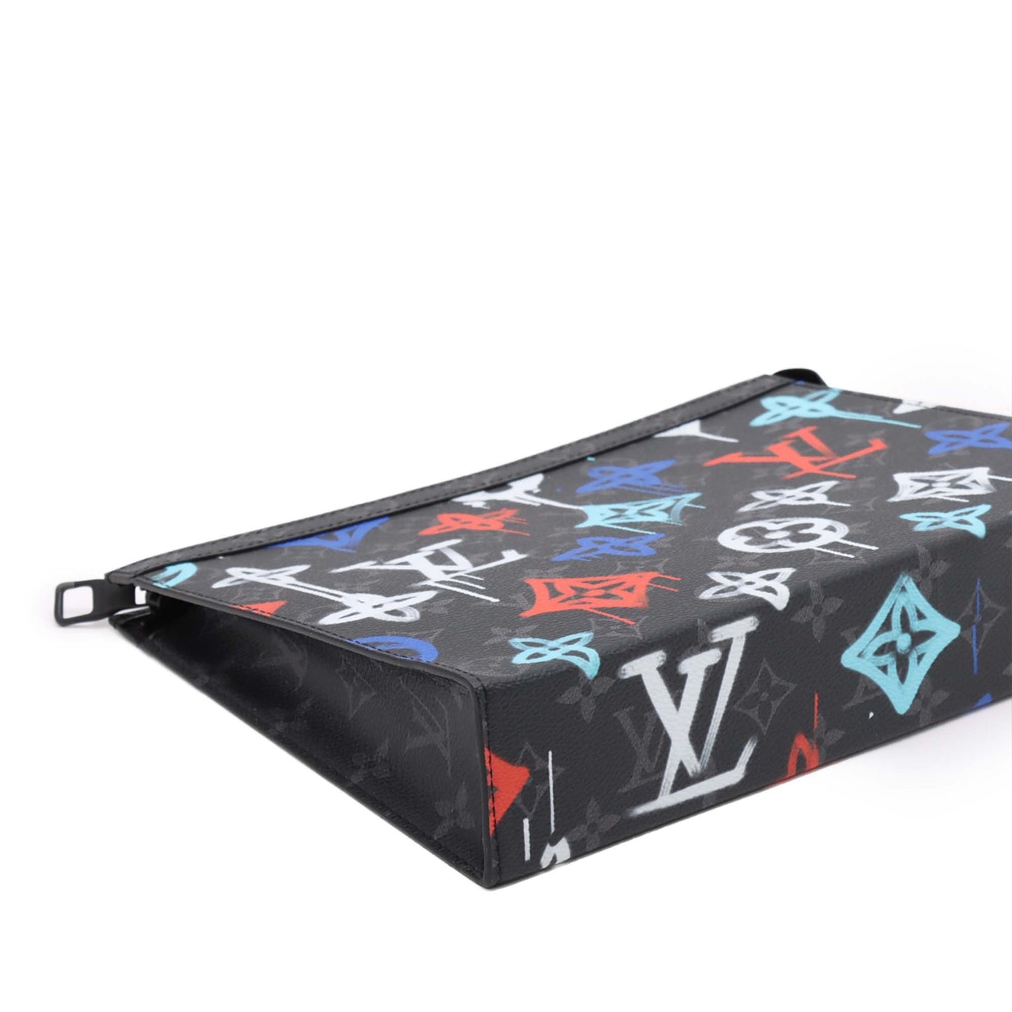 Louis Vuitton Monogram Eclipse Graffiti Pochette Voyage MM