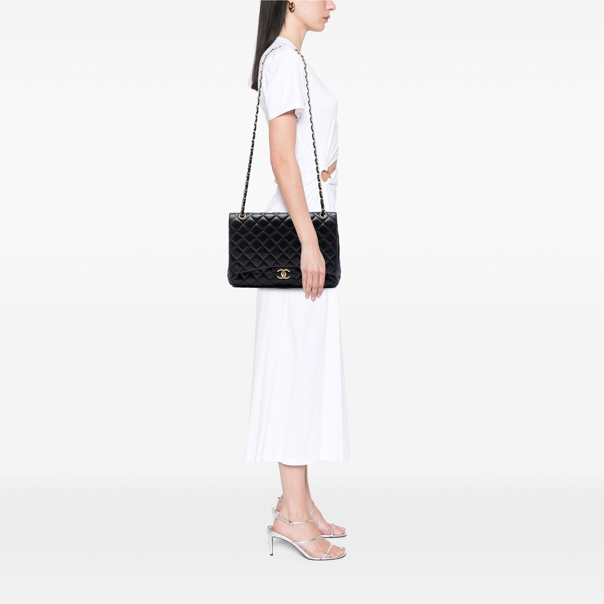 Chanel Maxi Classic Lambskin Double Flap