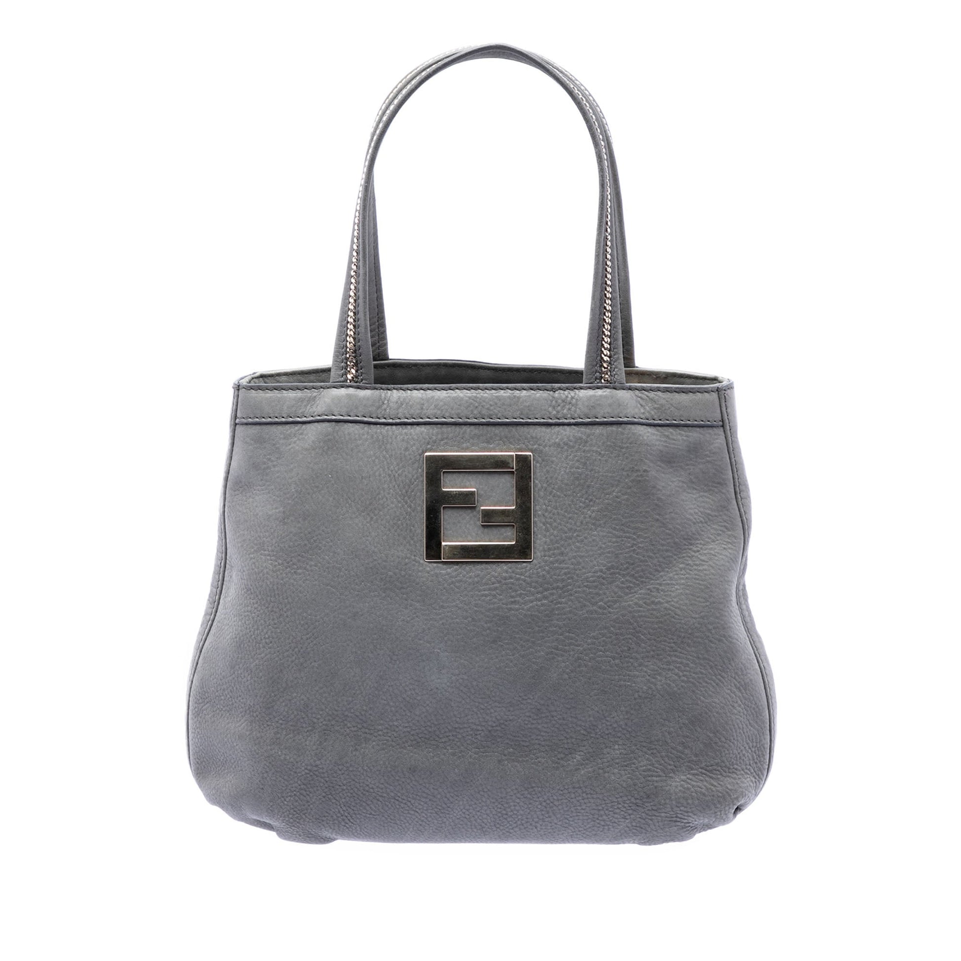 Fendi Nubuck FF Chains Tote