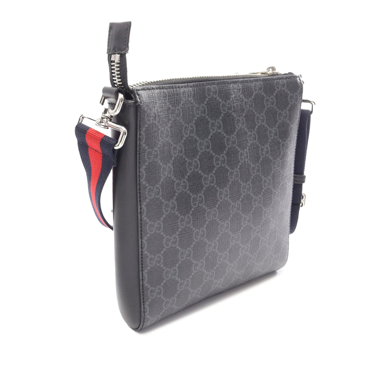Gucci Small GG Supreme Web Messenger Bag