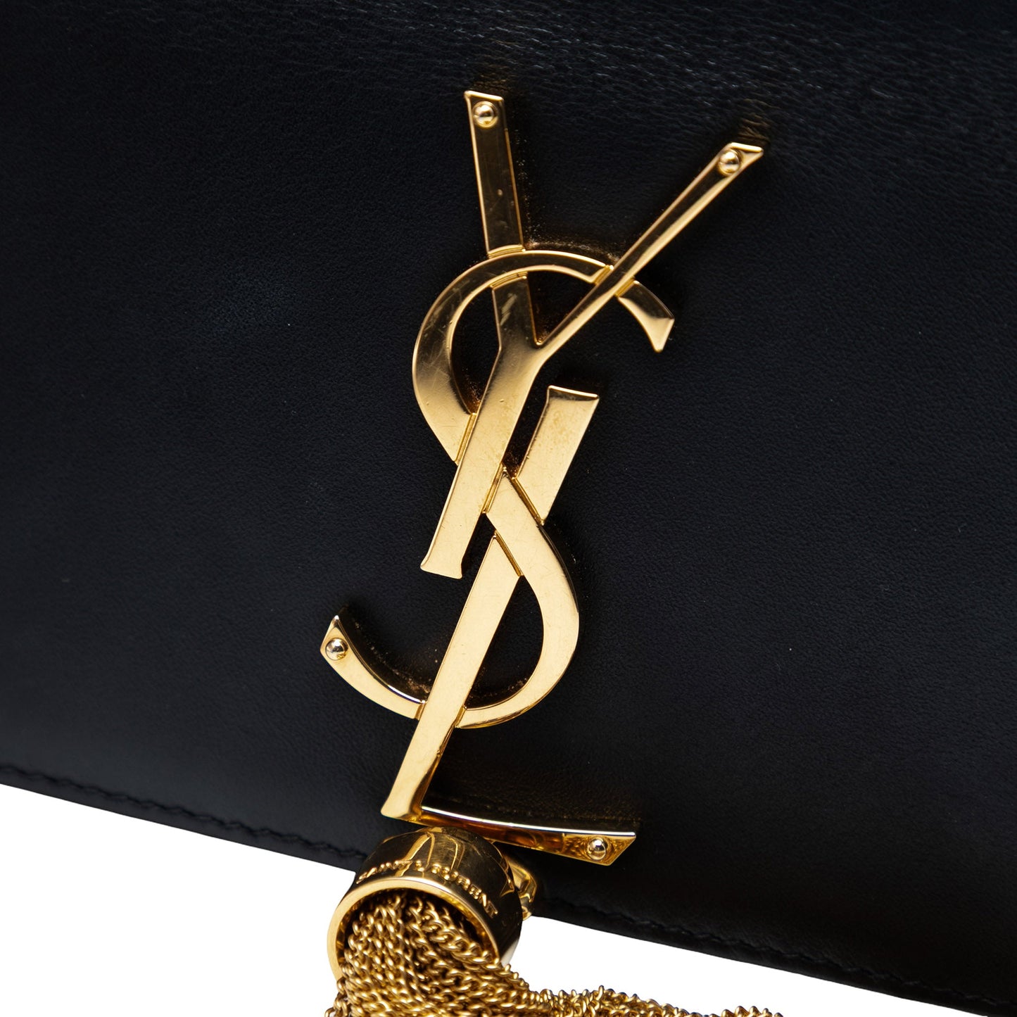 Saint Laurent Small Smooth Calfskin Monogram Kate Tassel Crossbody