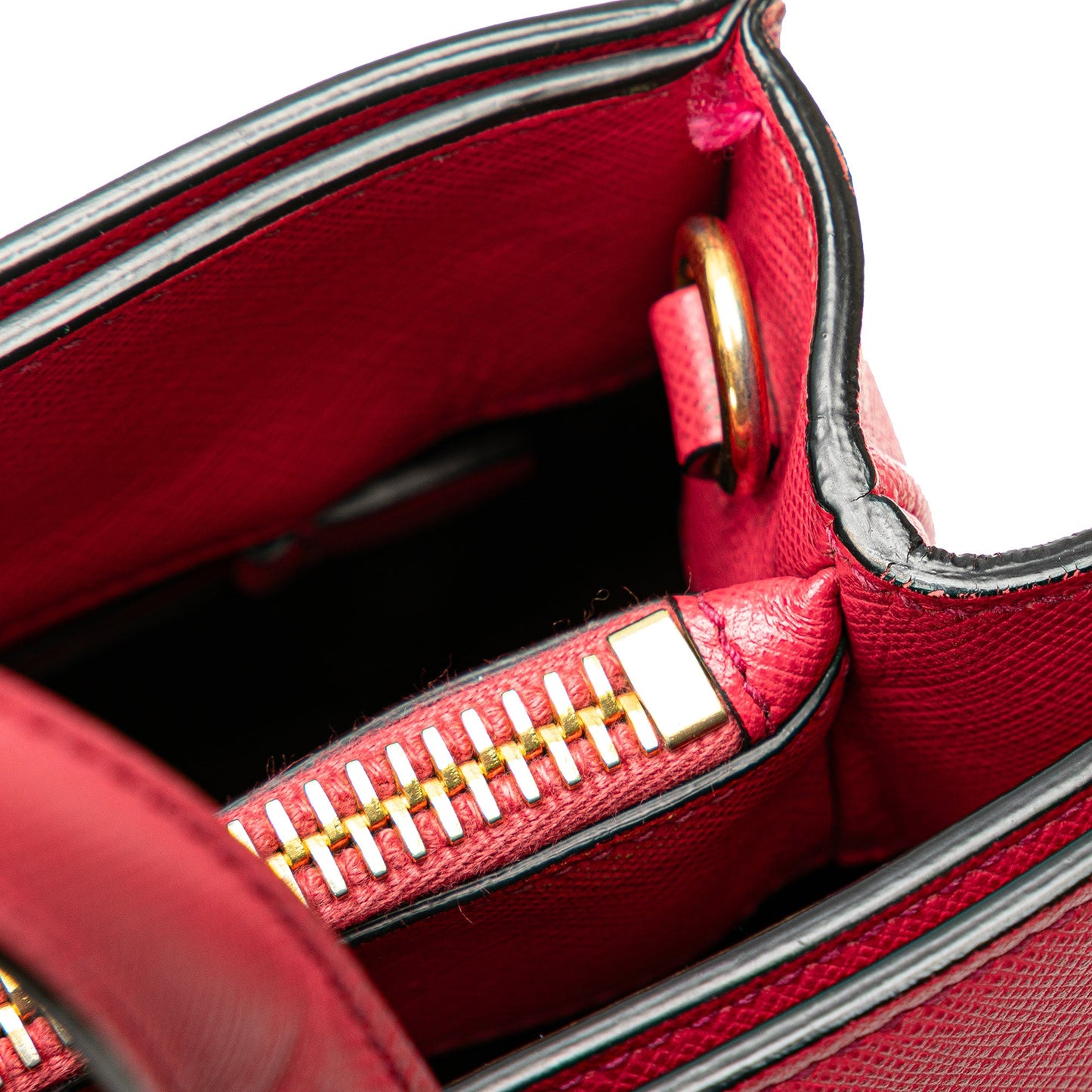 Prada Saffiano Soft Triple Pocket Tote